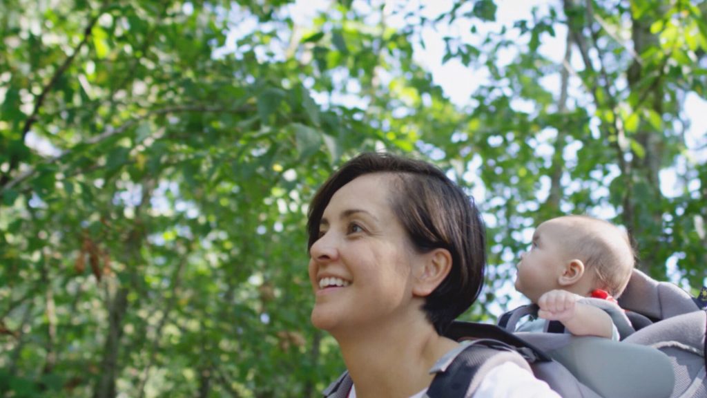 Maile in the forest